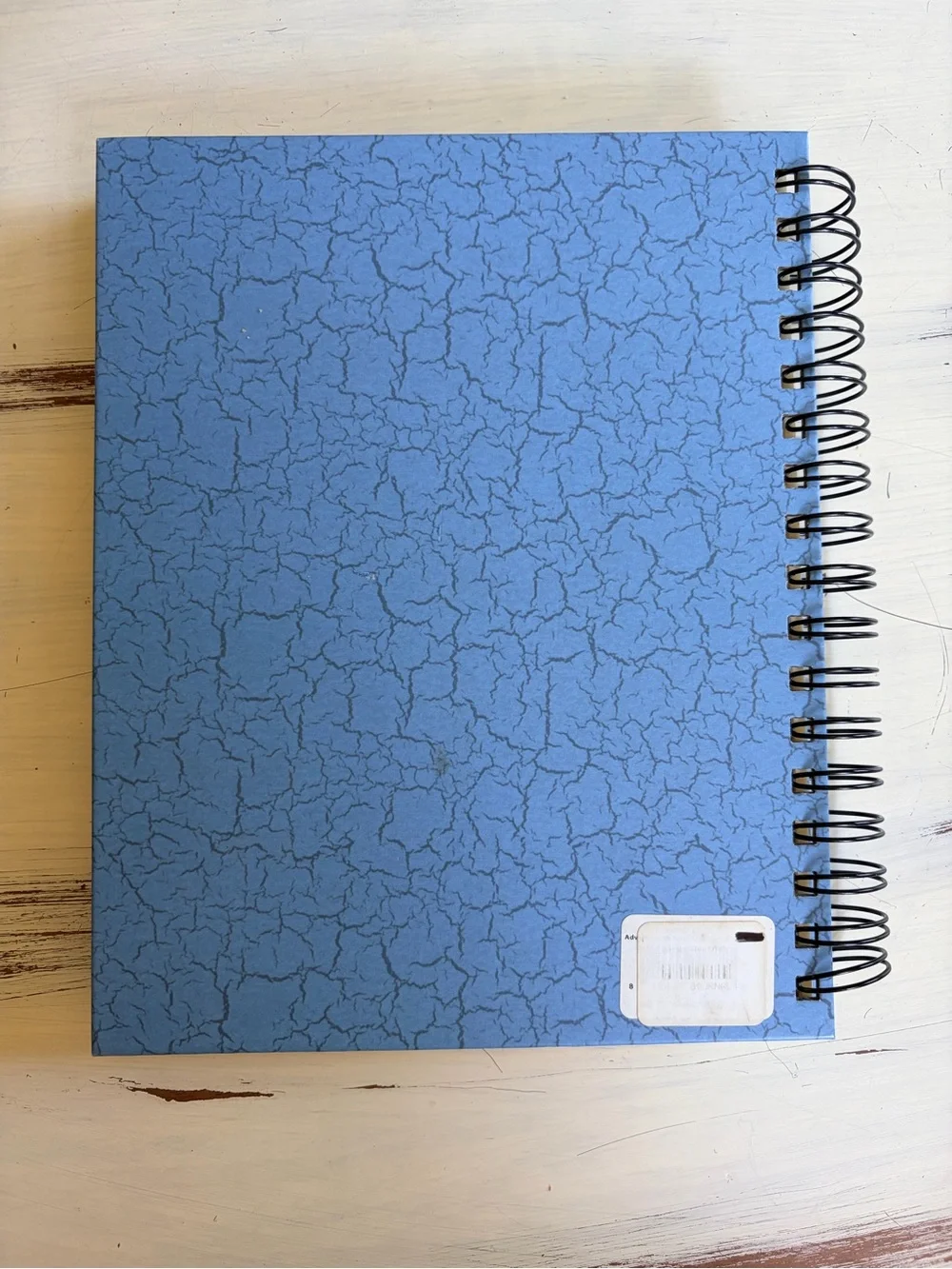 Blue Spiral-Bound Road Trip Journal with Decorative Frame